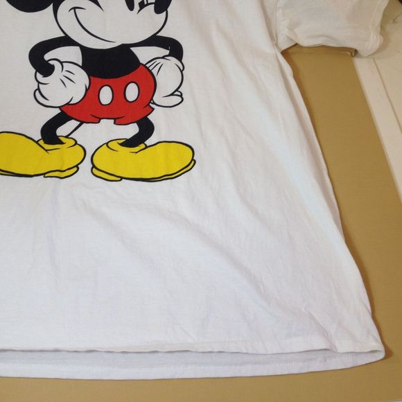 Disney Mickey Mouse Port & Company White  T Shirt Graphic Shirt Size 2XL - Picture 6 of 13